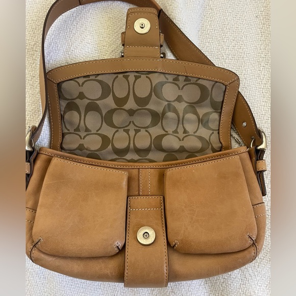 Coach 1446 MINI Vintage Soho Camel/Tan Leather Shoulder Bag